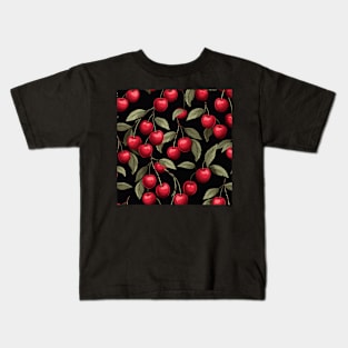Cherries and blooms II Kids T-Shirt